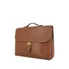 Hermès Sac à dépêches briefcase in brown veau gras  leather - 00pp thumbnail