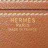 Porta-documentos Hermès Sac à dépêches en cuero marrón - Detail D3 thumbnail