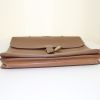 Porta-documentos Hermès Sac à dépêches en cuero marrón - Detail D4 thumbnail