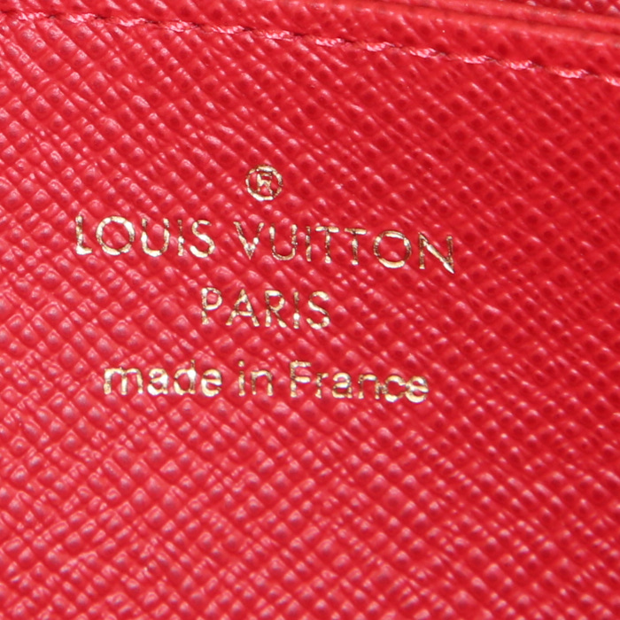 Billetera Louis Vuitton Zippy en lona Monogram revestida marrón - Detail D3