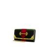 Prada Cahier pouch in green, red, yellow and black velvet - 00pp thumbnail