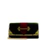 Prada Cahier pouch in green, red, yellow and black velvet - 360 thumbnail