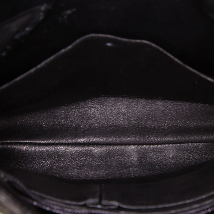 Borsa Celine Vintage in coccodrillo nero - Detail D2