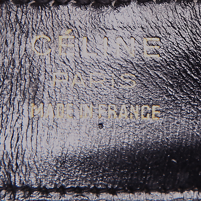 Borsa Celine Vintage in coccodrillo nero - Detail D3