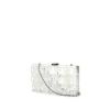 Chanel Ice Cube clutch in transparent plastic and silver leather - 00pp thumbnail