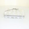 Chanel Ice Cube clutch in transparent plastic and silver leather - Detail D5 thumbnail