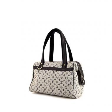 Bolso de mano Louis Vuitton Joséphine modelo pequeño en lona Monogram Idylle azul y cuero azul