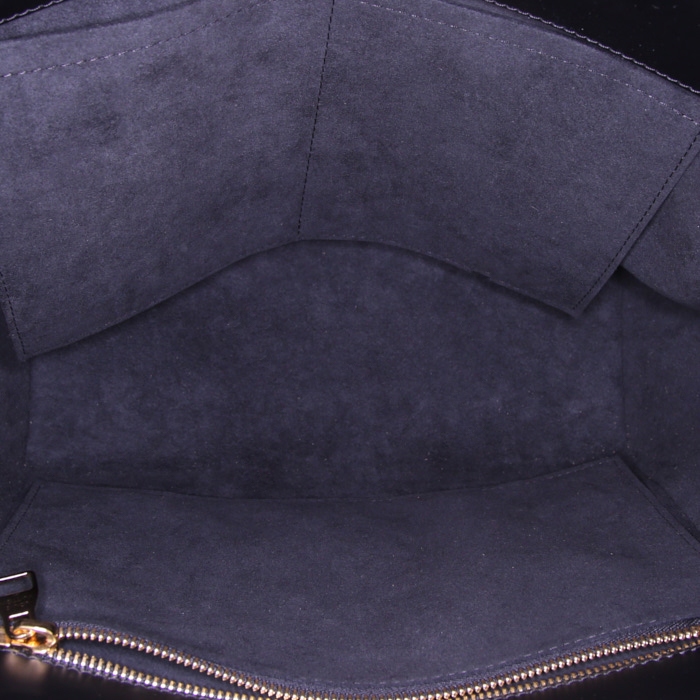 Bolso de mano Louis Vuitton Phenix modelo mediano en lona Monogram marrón y cuero negro - Detail D3