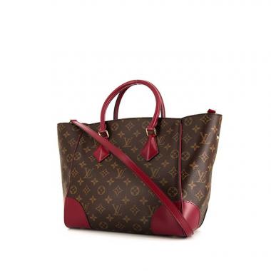 Borsa Louis Vuitton Phenix modello medio in tela monogram marrone e pelle rosa
