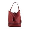 Louis Vuitton handbag in burgundy shading leather - 360 thumbnail
