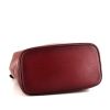 Louis Vuitton handbag in burgundy shading leather - Detail D4 thumbnail