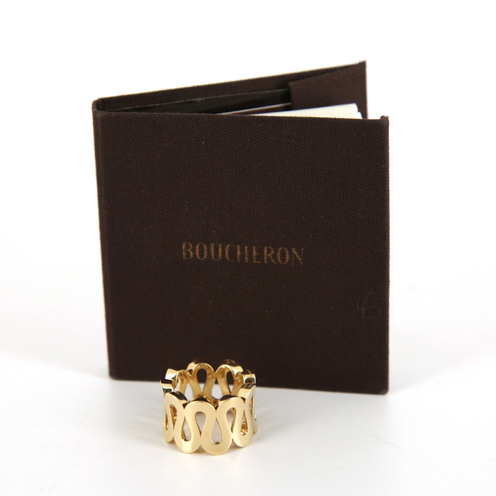 Sortija Boucheron Richelieu en oro amarillo - Detail D2