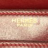 Bolso de mano Hermès Loto en cuero box color burdeos - Detail D3 thumbnail