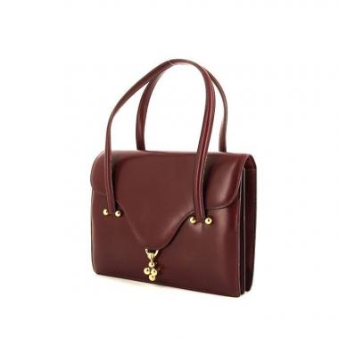 Borsa Hermès Loto in pelle box bordeaux