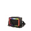 Louis Vuitton Petite Malle trunk in black and multicolor leather - 00pp thumbnail
