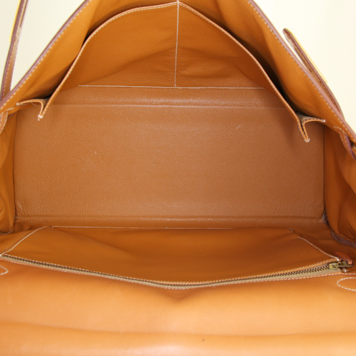 Borsa Hermes Kelly 40 cm in pelle naturale - Detail D2