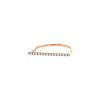 Rigid Messika Gatsby Barrette ring in pink gold and diamonds - 00pp thumbnail
