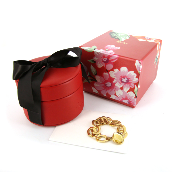 Pomellato Narciso bracelet in yellow gold and quartz - Detail D2