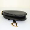Bolso de mano Dior Saddle en cuero negro - Detail D4 thumbnail