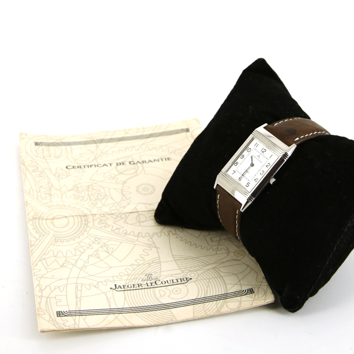 Montre Jaeger Lecoultre Reverso en acier Ref :  250886 Vers  2000 - Detail D3