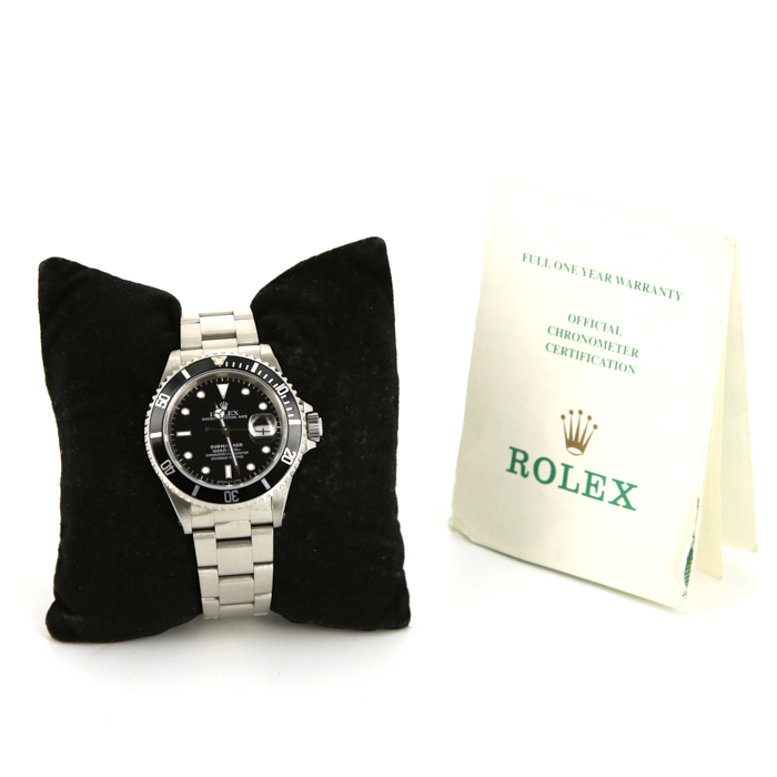 Reloj Rolex Submariner Date de acero Ref :  16610 Circa  1996 - Detail D2