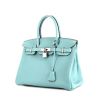 Hermes Birkin 30 cm handbag in blue togo leather - 00pp thumbnail