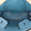Bolso de mano Hermes Birkin 35 cm en cuero togo azul Colvert - Detail D2 thumbnail