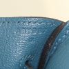 Hermes Birkin 35 cm handbag in blue Colvert togo leather - Detail D4 thumbnail