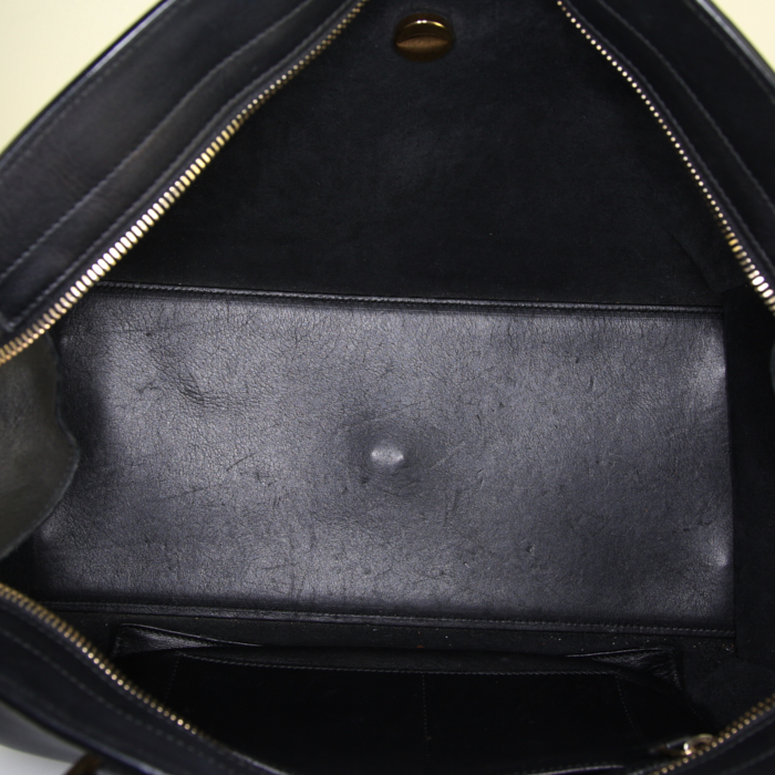 Borsa Yves Saint Laurent Chyc in pelle nera - Detail D2