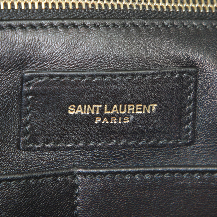 Borsa Yves Saint Laurent Chyc in pelle nera - Detail D3