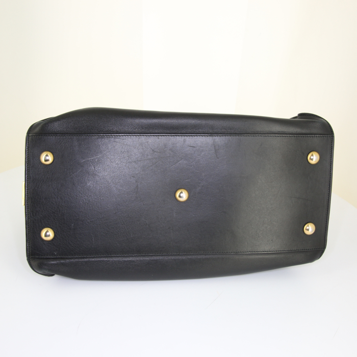 Borsa Yves Saint Laurent Chyc in pelle nera - Detail D4