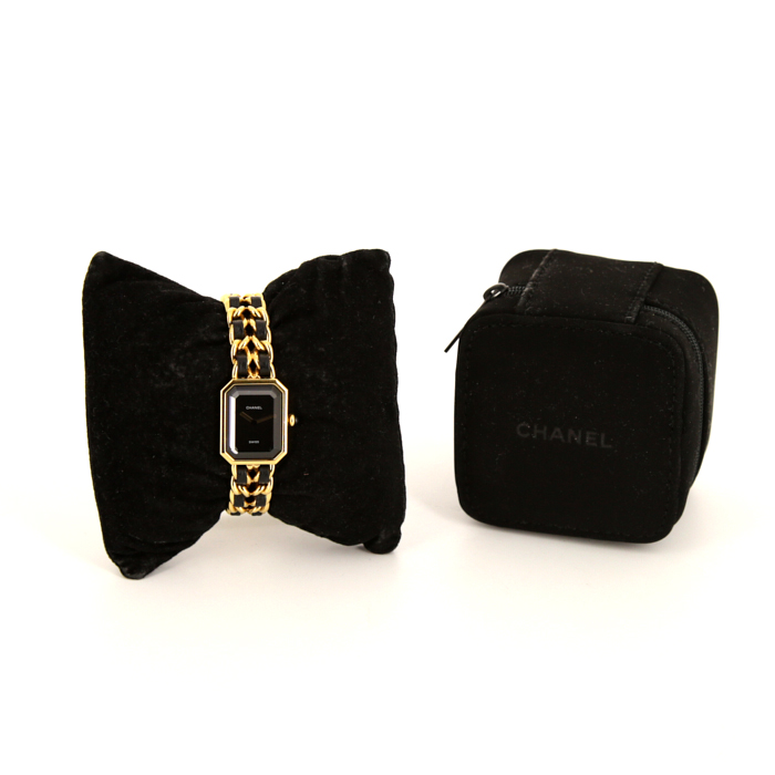 Chanel Première  size L watch in gold plated Circa  1990 - Detail D2