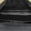 Chanel Micro Timeless shoulder bag in black patent quilted leather - Detail D2 thumbnail