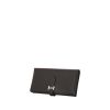 Hermès Béarn wallet in black goat - 00pp thumbnail