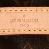 Louis Vuitton petit Noé shoulder bag in brown monogram canvas and natural leather - Detail D3 thumbnail