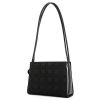 Dior Cannage bag worn on the shoulder or carried in the hand in black canvas and leather - 00pp thumbnail