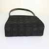 Dior Cannage bag worn on the shoulder or carried in the hand in black canvas and leather - Detail D4 thumbnail