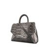 Bolso bandolera Givenchy Obsedia en piel de pitón gris - 00pp thumbnail