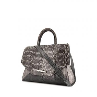 Sac bandoulière Givenchy Obsedia en python gris