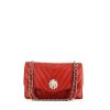 Borsa a tracolla Chanel Editions Limitées in pelle trapuntata a zigzag rossa - 360 thumbnail