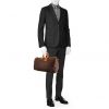 Louis Vuitton Speedy 40 handbag in brown monogram canvas and natural leather - Detail D1 thumbnail