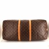 Louis Vuitton Keepall 60 cm travel bag in monogram canvas and natural leather - Detail D5 thumbnail