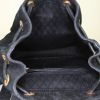 Zaino Gucci Bamboo in camoscio nero e pelle nera - Detail D2 thumbnail