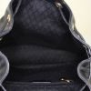 Gucci Bamboo small model backpack in black leather - Detail D2 thumbnail
