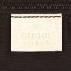 Gucci Princy handbag in beige logo canvas and white leather - Detail D3 thumbnail