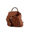 Gucci Bamboo backpack in brown leather - 00pp thumbnail