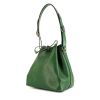 Bolso de mano Louis Vuitton petit Noé modelo pequeño en cuero Epi verde - 00pp thumbnail