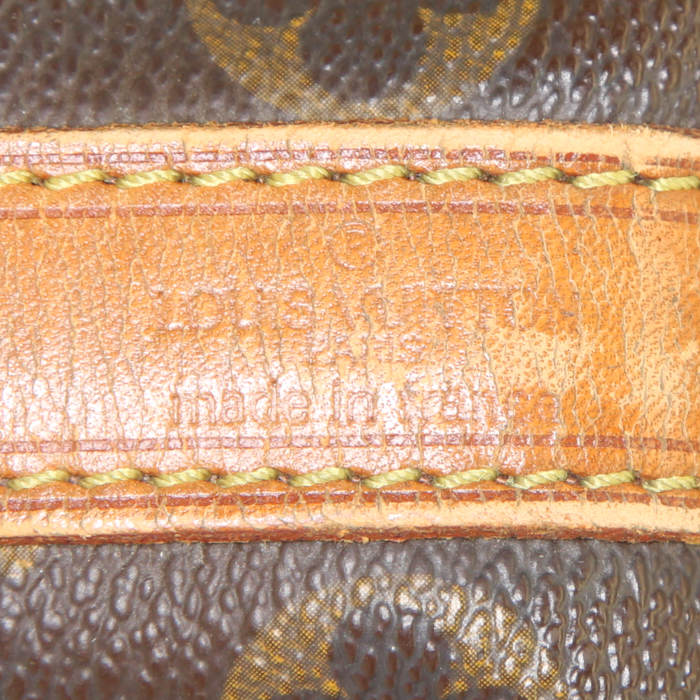 Borsa Louis Vuitton petit Noé modello piccolo in tela monogram e pelle naturale - Detail D3