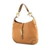 Gucci Jackie handbag in beige leather - 00pp thumbnail