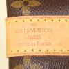 Bolsa de viaje Louis Vuitton Keepall 55 cm en lona Monogram y cuero natural - Detail D4 thumbnail
